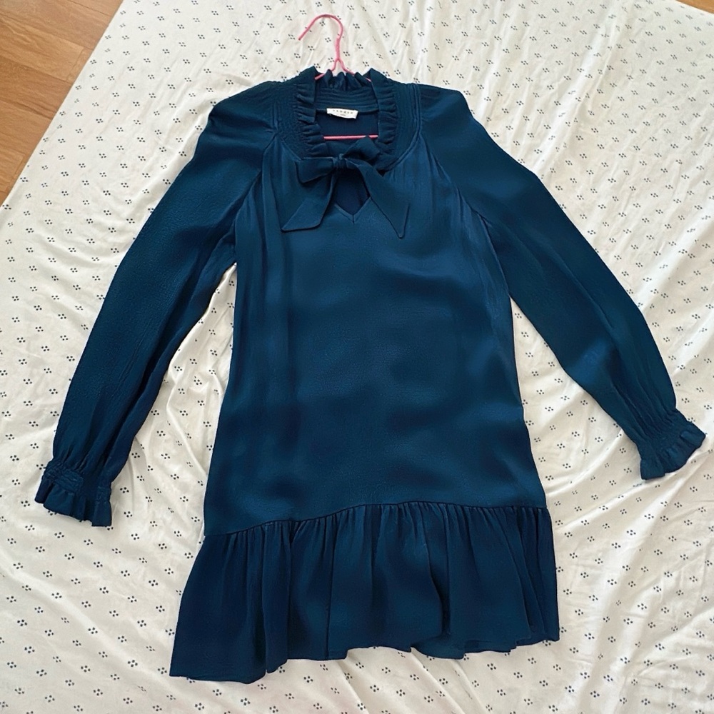 Sandro Dress size36 Navy Brandnew without tag